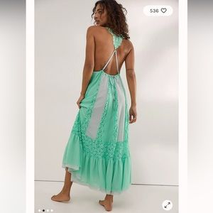 Free people HAH I'll Take You Farrer Slip NWT size xs/s